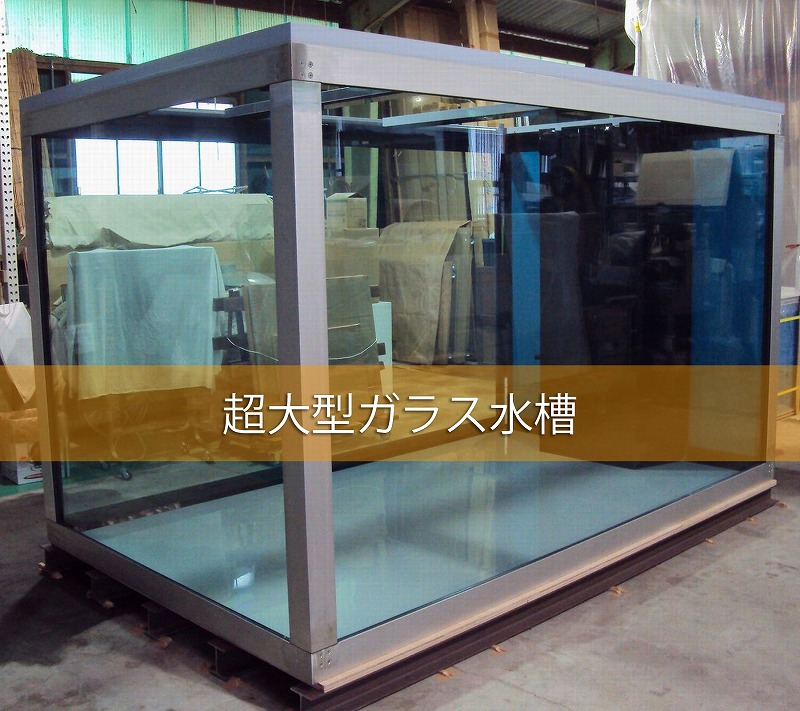 超大型ガラス水槽