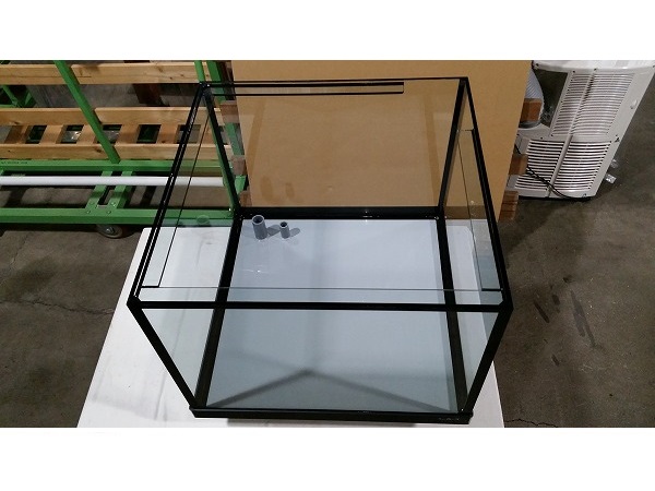 クリアシーホース水槽ブラックデザイン