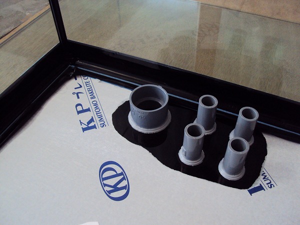 クリアシーホース水槽オプション加工